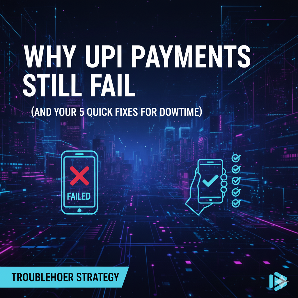 Why UPI Payments Still Fail (And Your 5 Quick Fixes for Downtime)